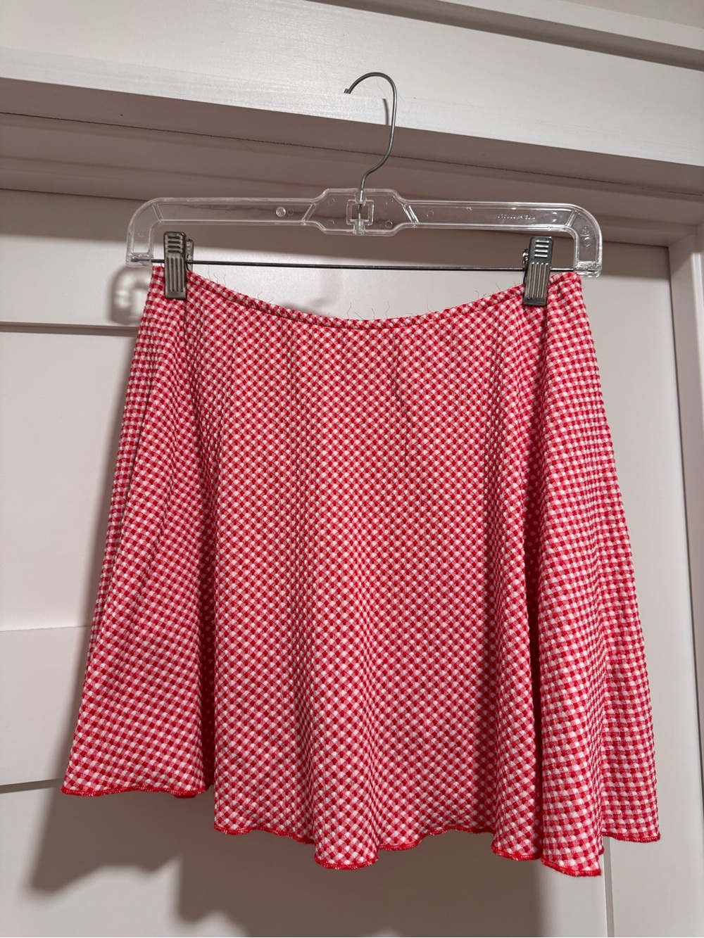 Wild Fable Red Gingham Mini Skirt